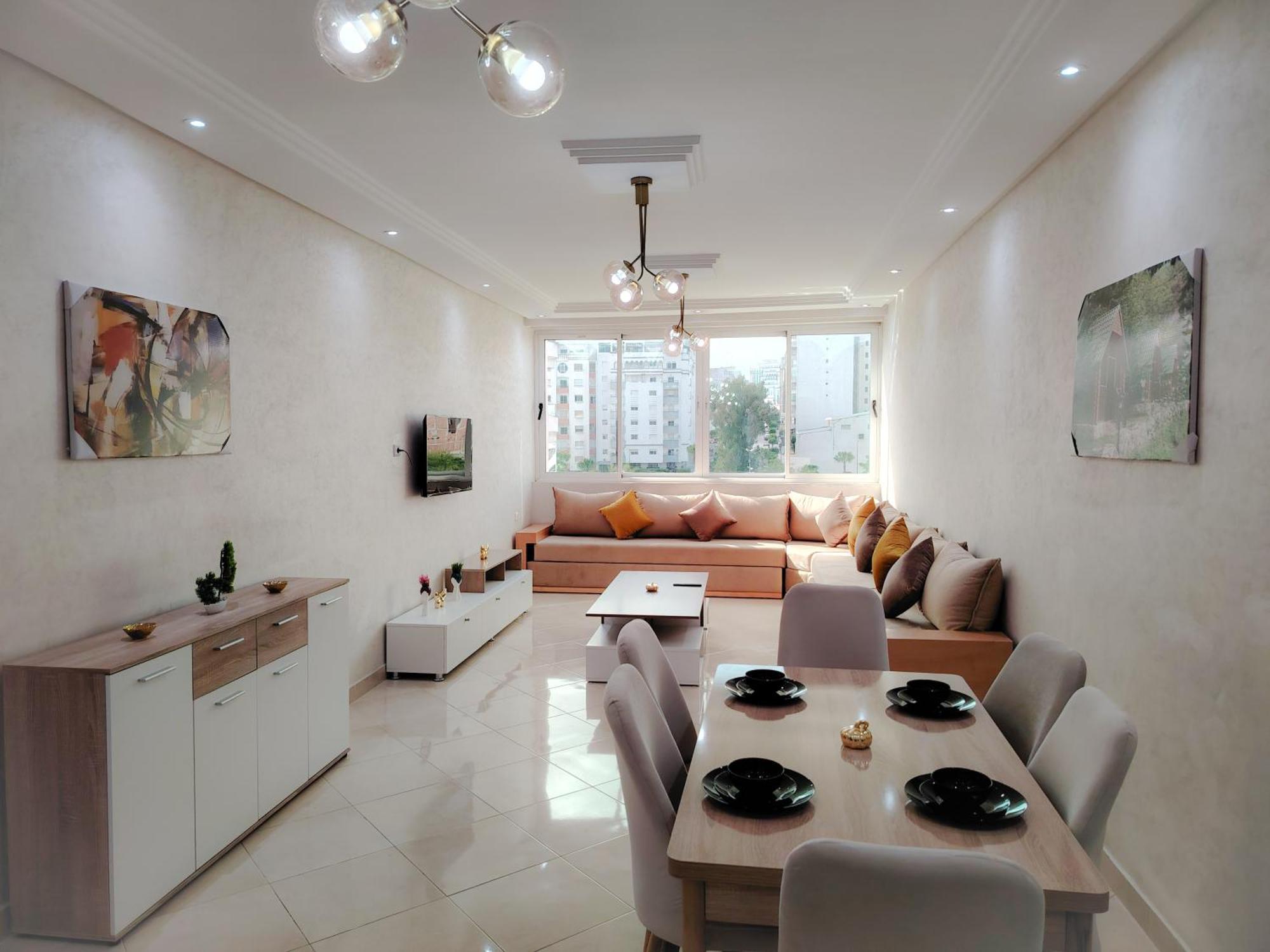 Nouveau Appartement Prestige Avec Vue Paronamique Танжер Екстериор снимка